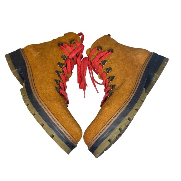 Avellini Suede leather hiking lace up boots shearling lined shoes women’s 37 - Picture 4 of 13